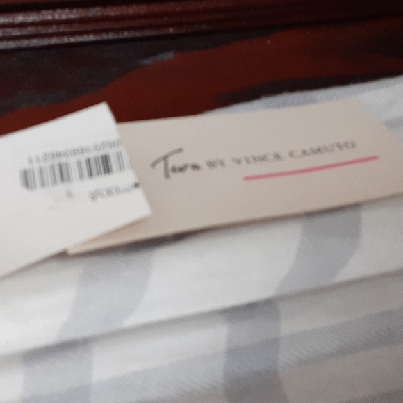 True by Vince Camuto sz large plaid button down shirt dress high/low - Picture 3 of 5